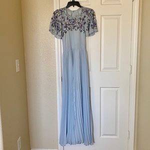 ASOS Maxi Dress Light Blue Size 4